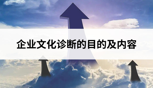 企業文化診斷的目的及內容